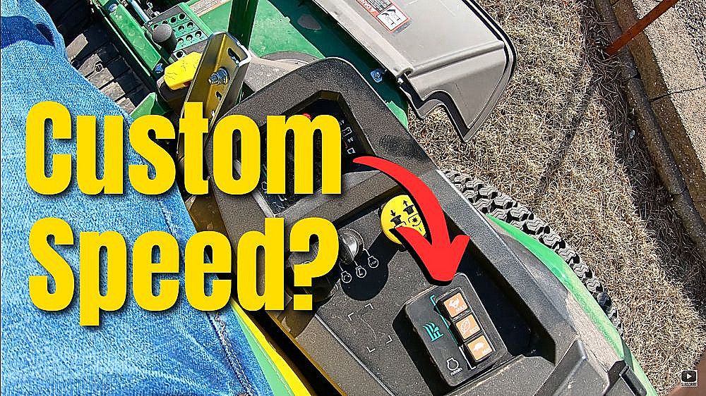 How to Customize the Speed on a John Deere Z545R Zero-Turn Mower ' Thumbnail'
