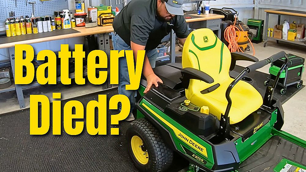 How to Safely Push a John Deere Z370 Electric Lawn Mower