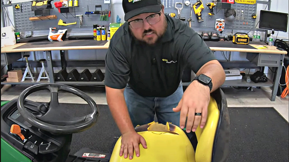 ​How to Replace the Seat on a John Deere Tractor Style Mower ' Thumbnail'