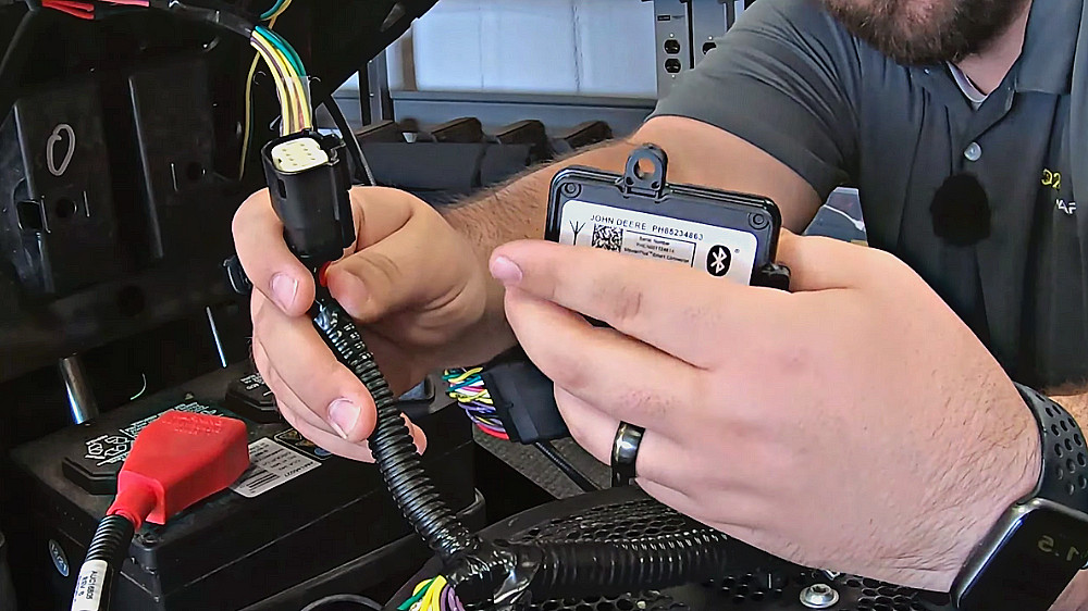 How to Install a MowerPlus Smart Connector on a X300 Series Mower ' Thumbnail'