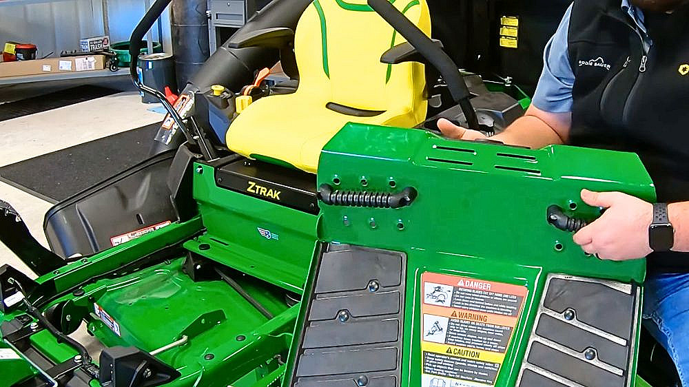 How to Install a Footrest Kit on a John Deere Z320R Zero-Turn Mower ' Thumbnail'